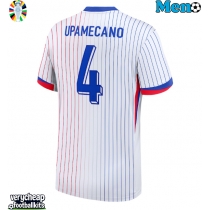 France Dayot Upamecano #4 Replica Away Shirt Euro 2024 Short Sleeve